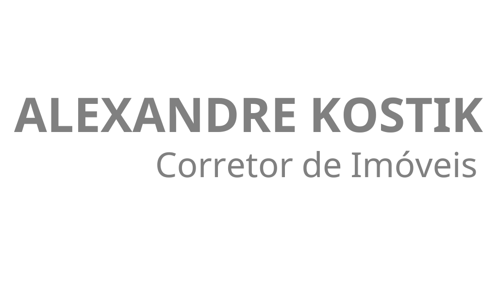 Alexandre Kostik Corretor de Imóveis